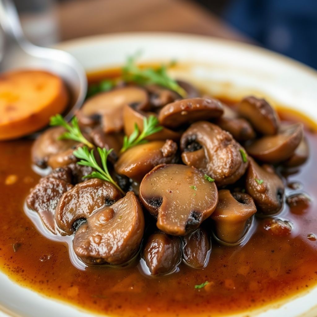 Beef and Mushroom Braised Stew
