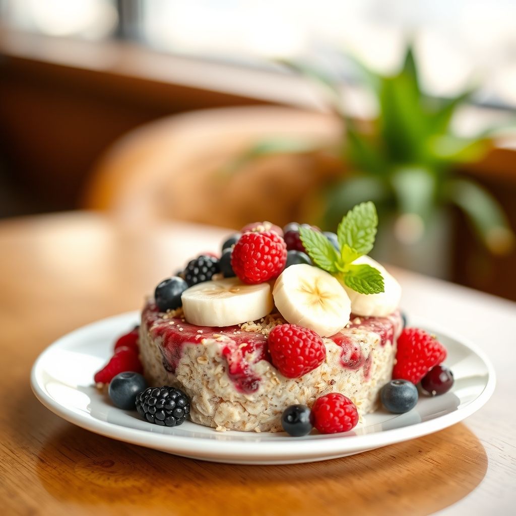 Berry Banana Oat Bowl
