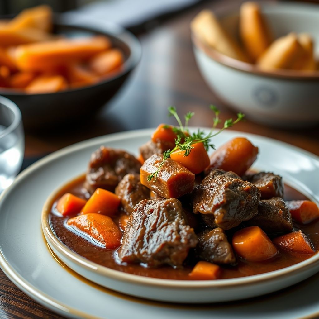Braised Beef and Carrot Stew