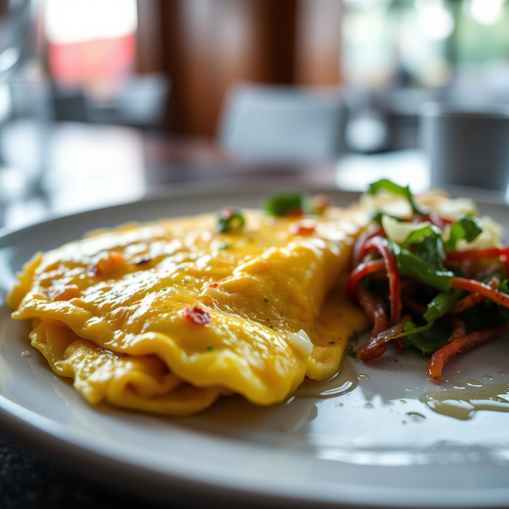 Cheese and Onion Omelette