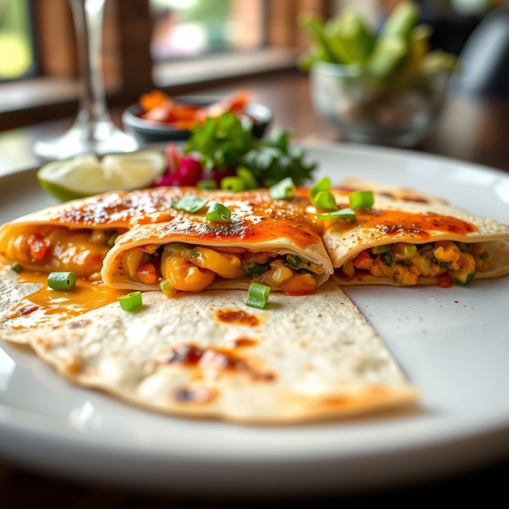 Cheesy Bell Pepper Quesadilla