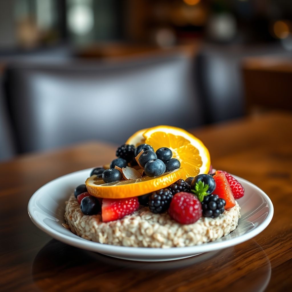 Citrus and Berry Oat Bowl