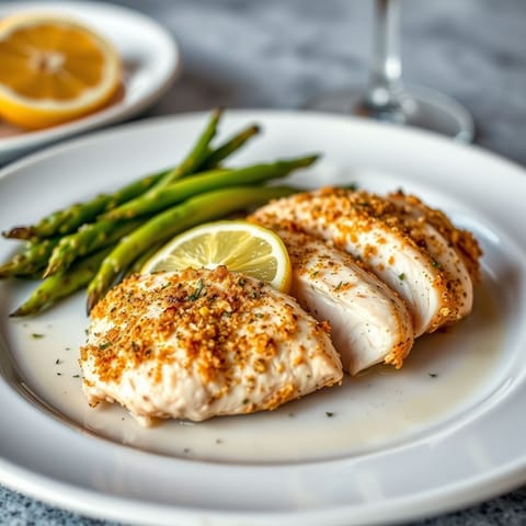Citrus and Herb Crusted Chicken Breast