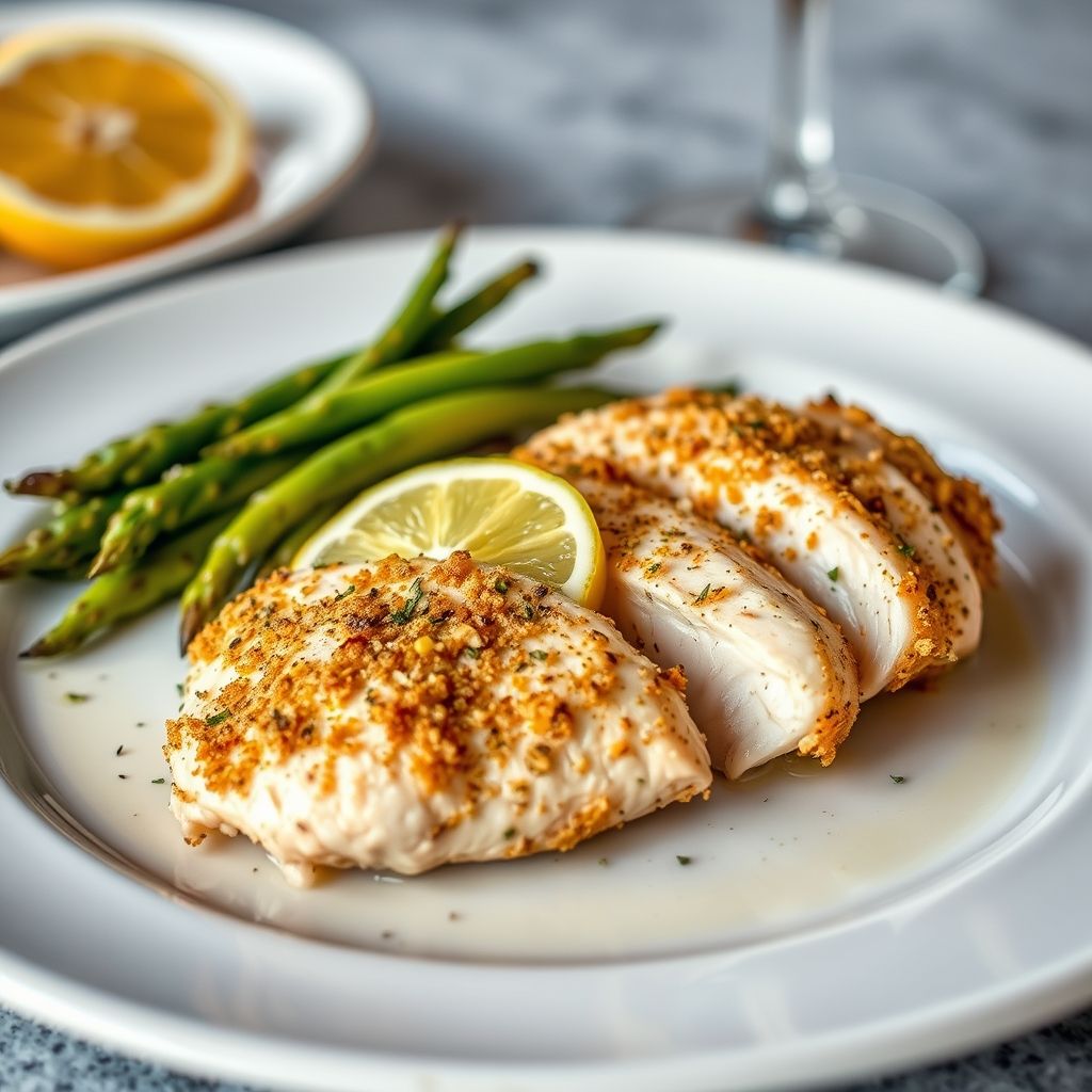 Citrus and Herb Crusted Chicken Breast