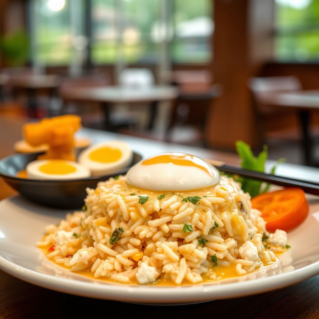 Creamy Rice and Egg Bowl
