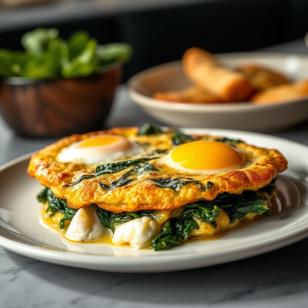 Eggs and Spinach Frittata