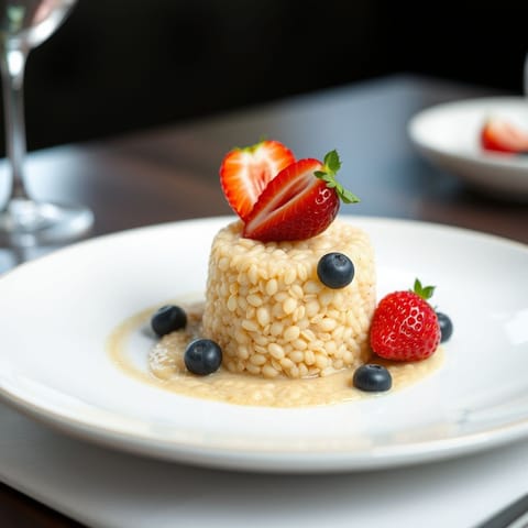 Fruit-Topped Millet Porridge