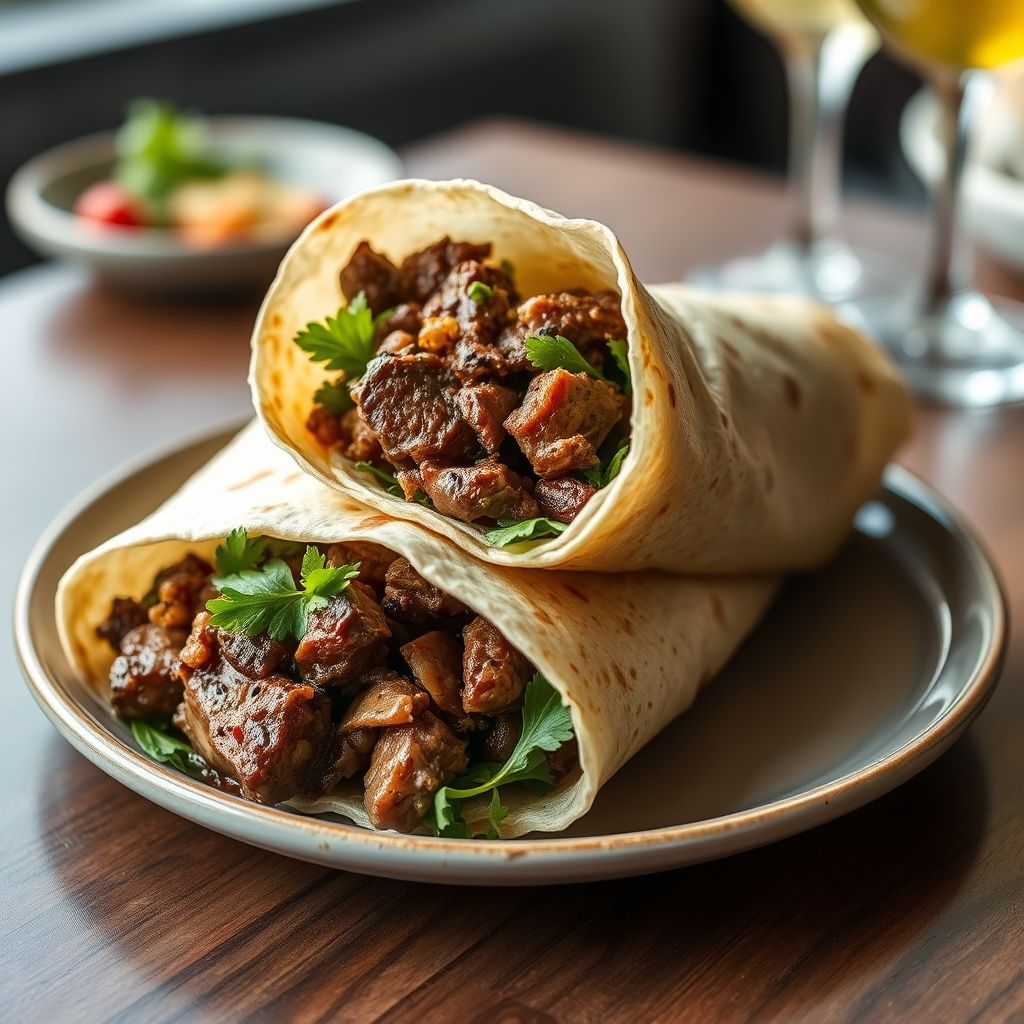 Greek Lamb Wrap