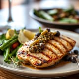 Grilled Chicken Breast with Olive Tapenade