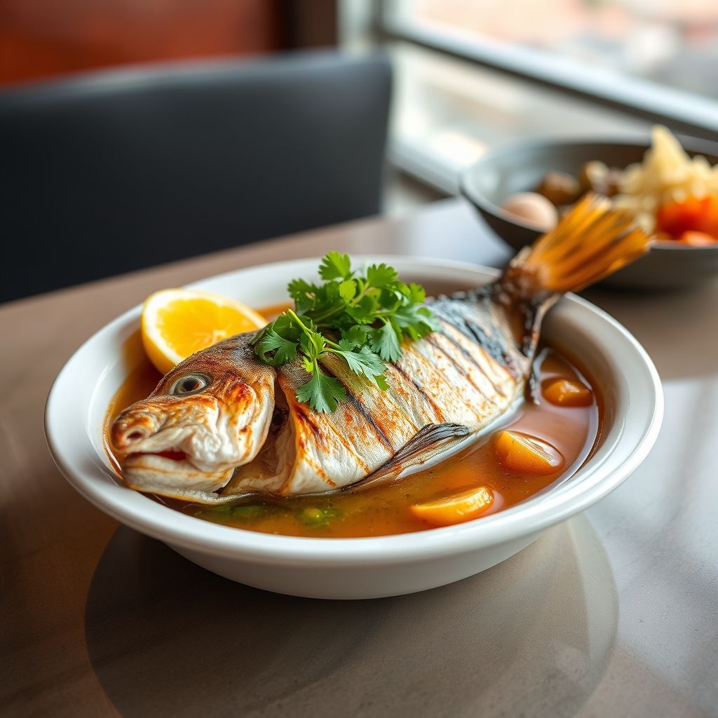 Grilled Fish Sinigang