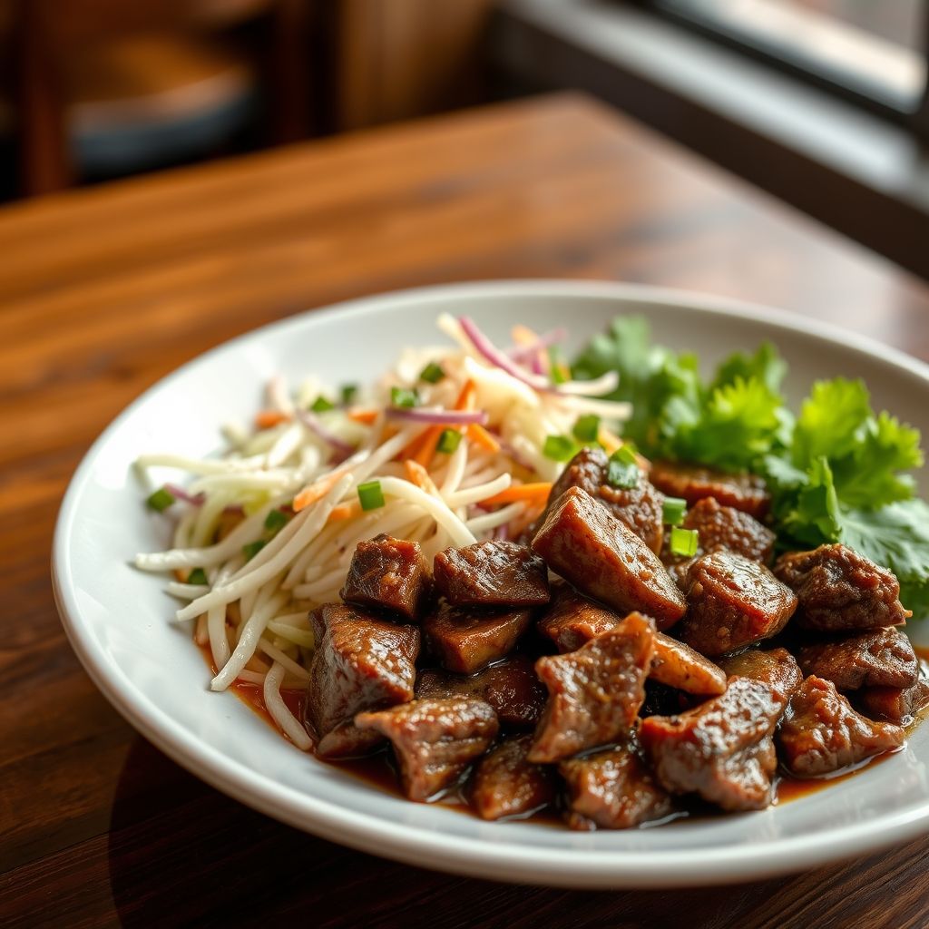 Korean-Style Beef and Vegetable Bowl