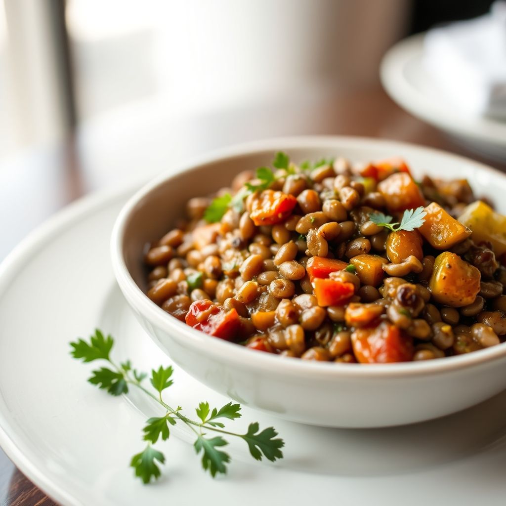 Lentil and Vegetable Bowl