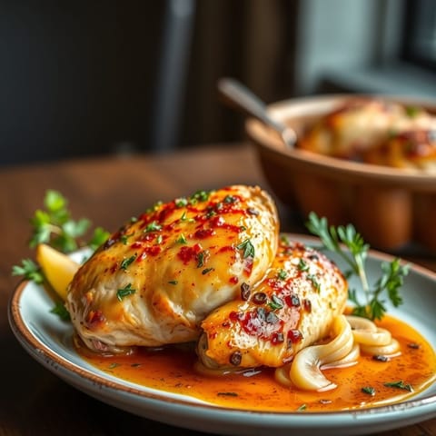 Mediterranean Garlic and Paprika Baked Chicken