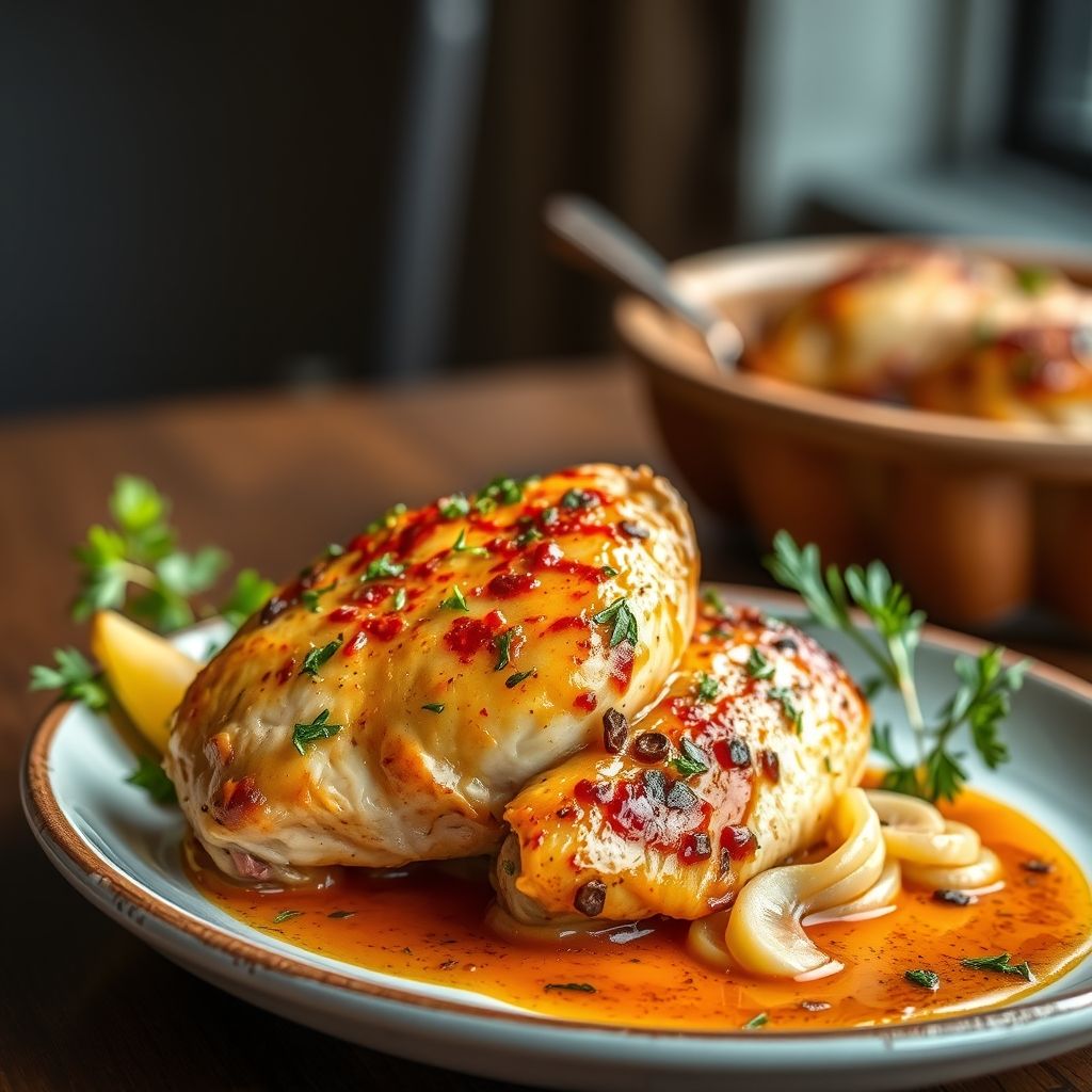 Mediterranean Garlic and Paprika Baked Chicken