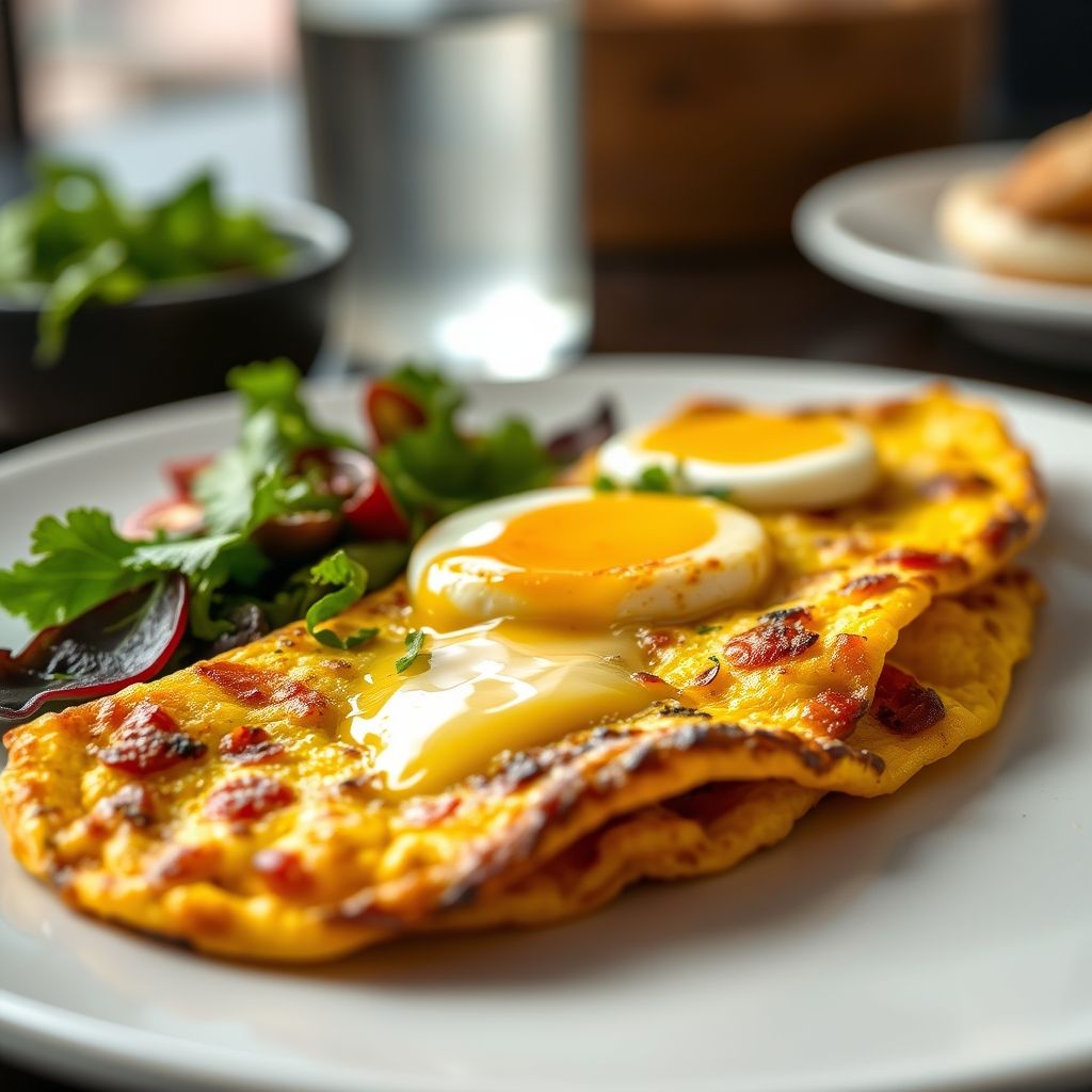 Mediterranean Halloumi Omelette