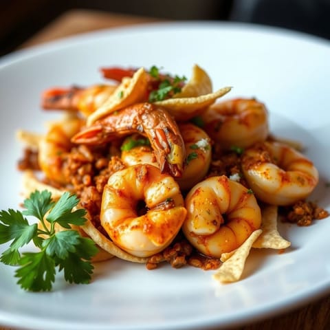 Mexican-Style Prawn Skillet