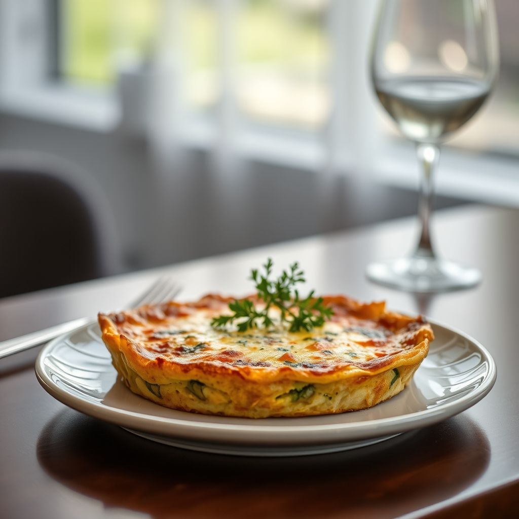 Oregano and Garlic Frittata