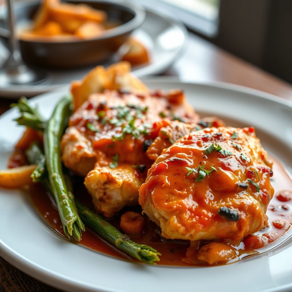 Paprika and Garlic Chicken Bake
