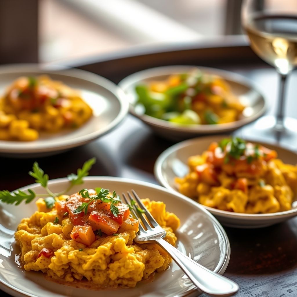 Paprika and Garlic Scrambled Eggs