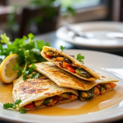 Roasted Vegetable Quesadilla
