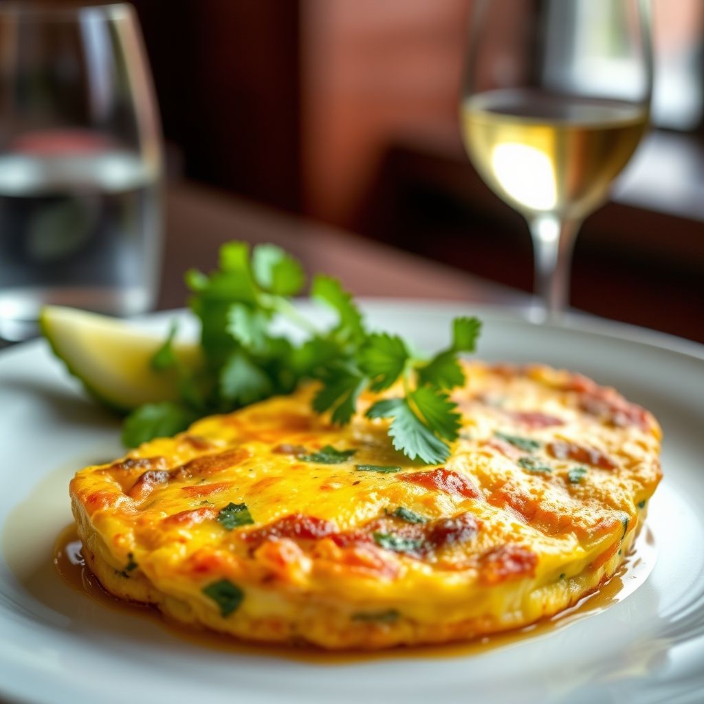 Smoked Paprika and Cheddar Frittata