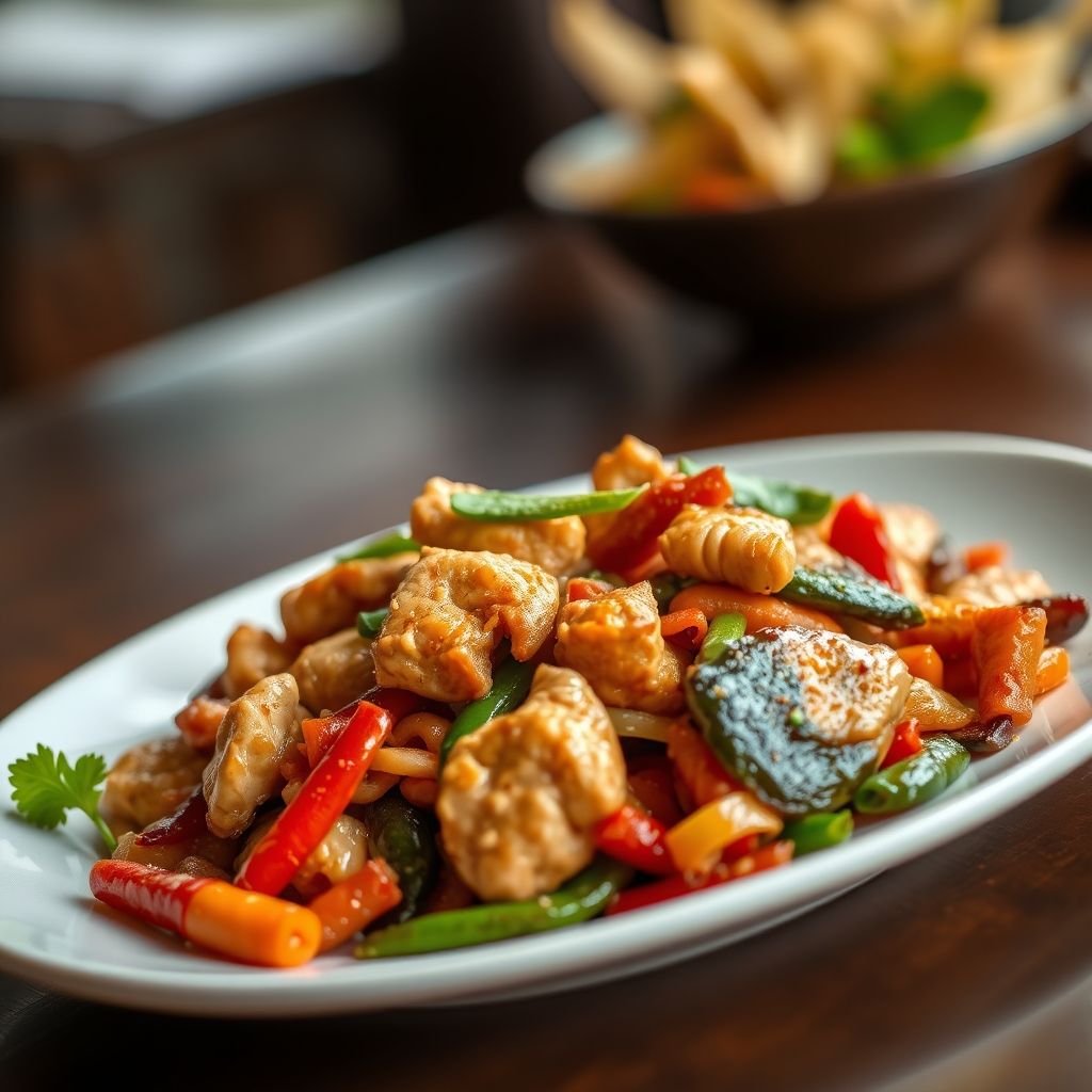 Thai-Style Chicken and Vegetable Stir-Fry