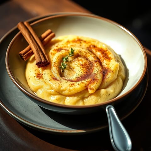 Warm Polenta with Cinnamon
