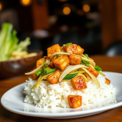 Zesty Lemon and Cabbage Stir-Fried Tempeh